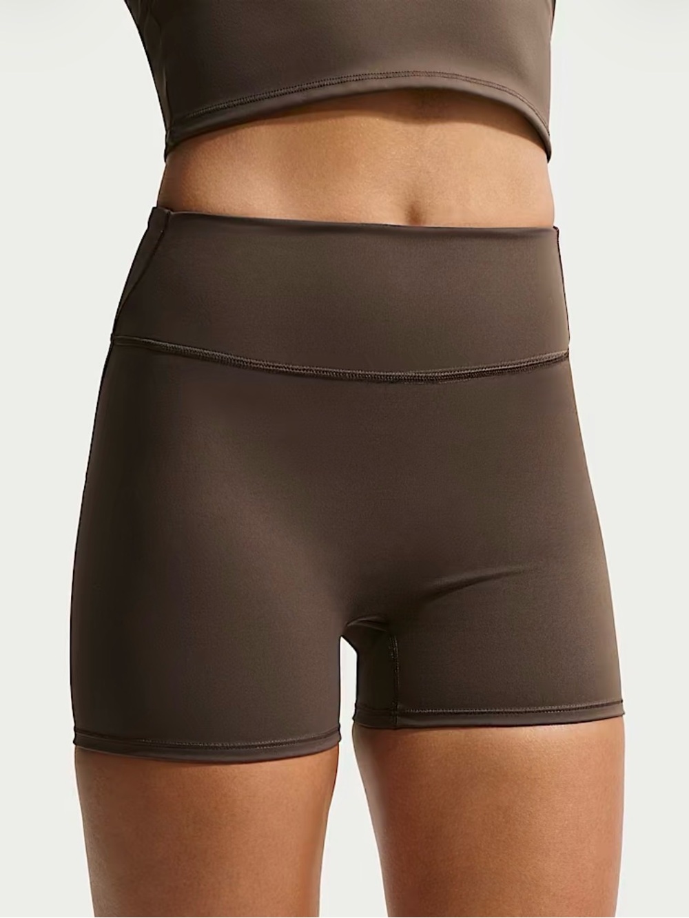 NikeSKIMS Matte 3” biker shorts | Dark Sepia | size Small | NWT
